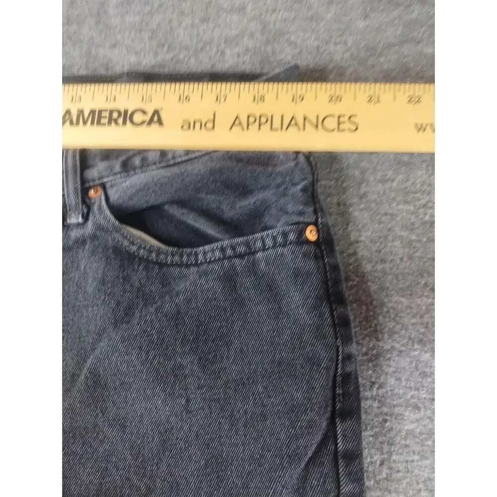 Levi’s 550 Denim Jeans Mens 38x30 Black Relaxed Fit Vintage Y2K
